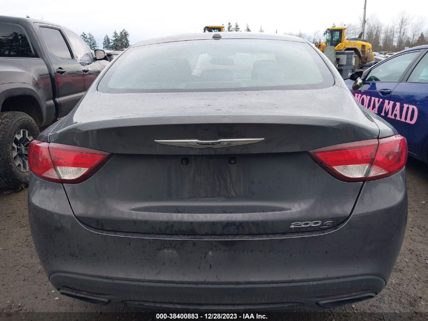 2015 CHRYSLER 200 S - 1C3CCCBBXFN733189