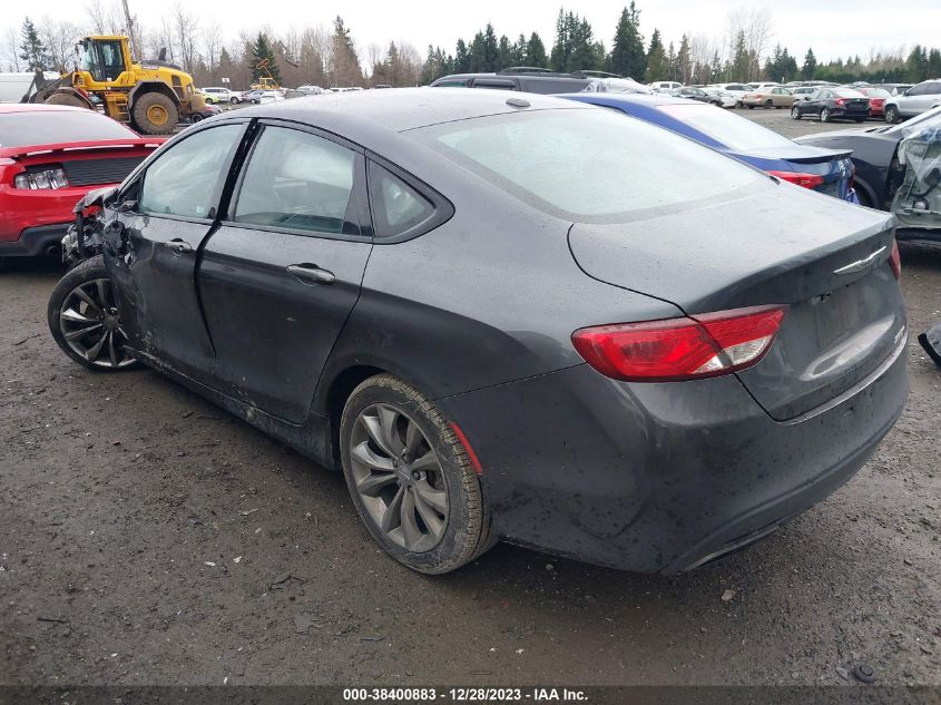 2015 CHRYSLER 200 S - 1C3CCCBBXFN733189