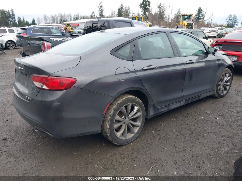 2015 CHRYSLER 200 S - 1C3CCCBBXFN733189