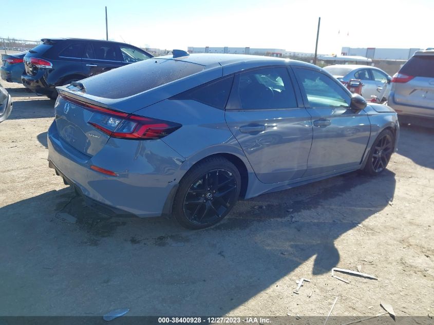 2022 HONDA CIVIC SPORT - 19XFL2H85NE012344