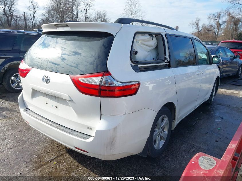2015 TOYOTA SIENNA LE 8 PASSENGER - 5TDKK3DC4FS656801
