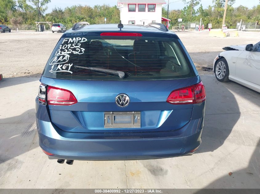 2015 VOLKSWAGEN GOLF SPORTWAGEN TDI S 4-DOOR - 3VWFA7AU1FM507381