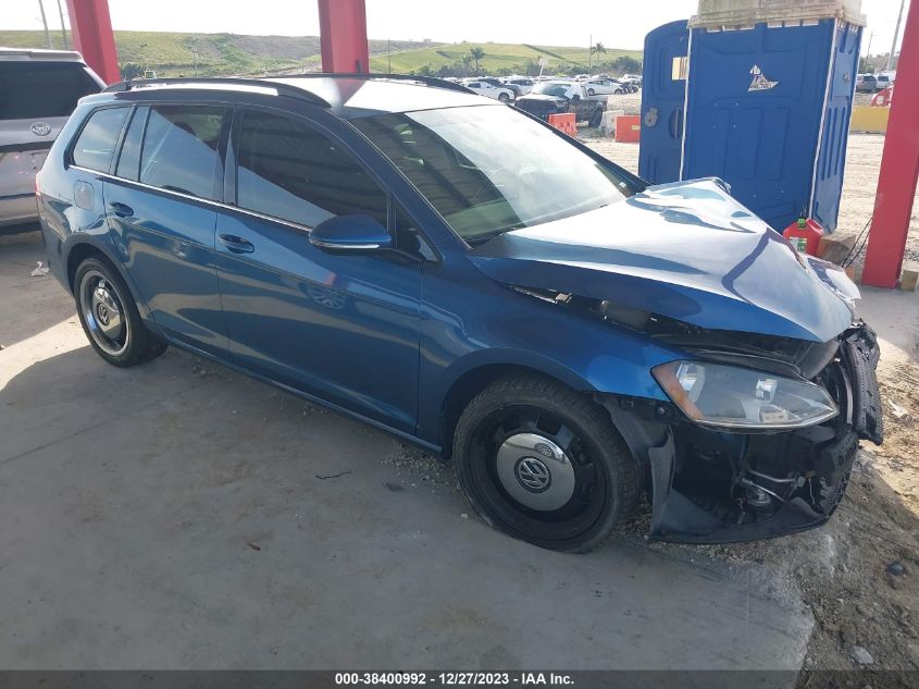 2015 VOLKSWAGEN GOLF SPORTWAGEN TDI S 4-DOOR - 3VWFA7AU1FM507381
