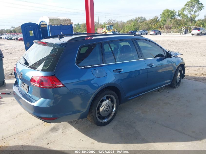 2015 VOLKSWAGEN GOLF SPORTWAGEN TDI S 4-DOOR - 3VWFA7AU1FM507381