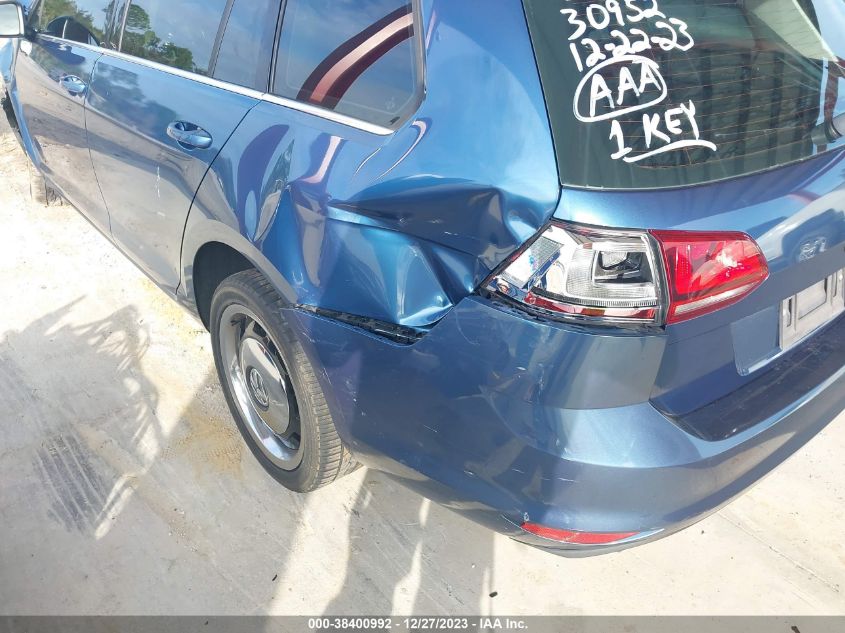 2015 VOLKSWAGEN GOLF SPORTWAGEN TDI S 4-DOOR - 3VWFA7AU1FM507381