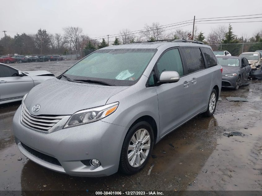 5TDDK3DC0FS120193 2015 TOYOTA SIENNA, photo no. 2