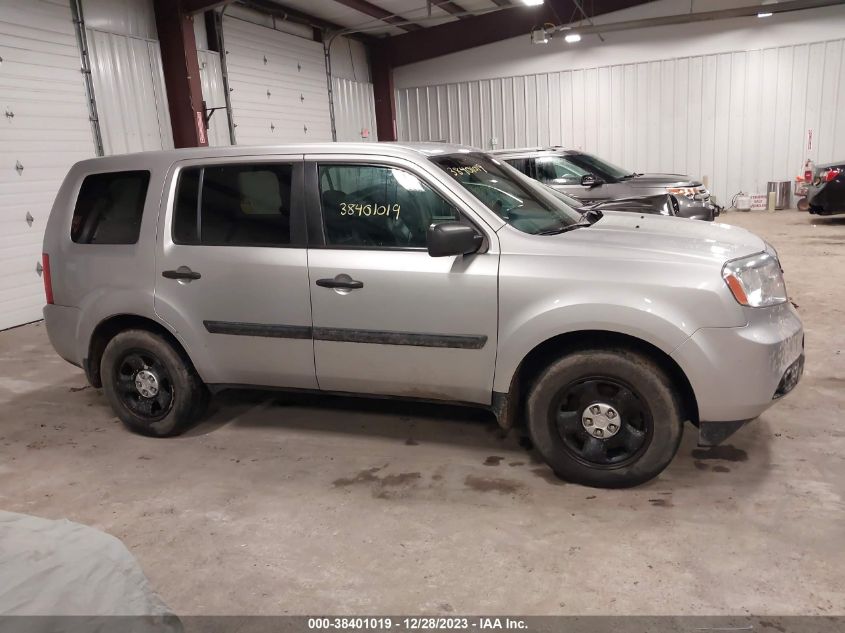 2015 HONDA PILOT LX - 5FNYF4H28FB077255
