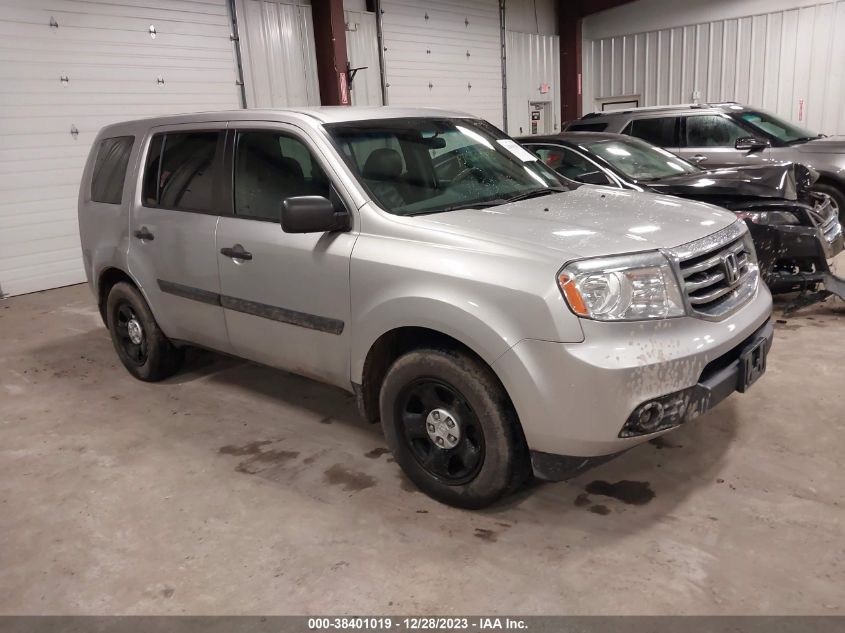 2015 HONDA PILOT LX - 5FNYF4H28FB077255