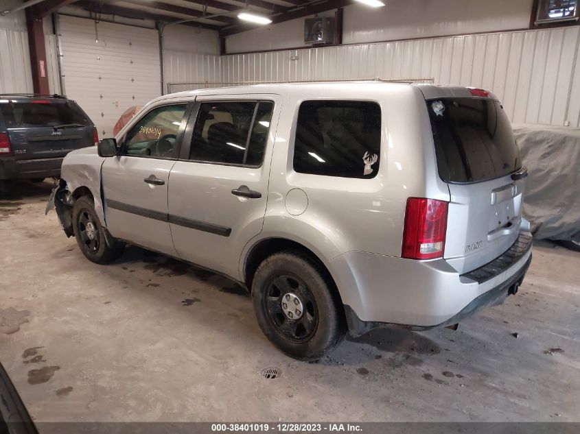 2015 HONDA PILOT LX - 5FNYF4H28FB077255