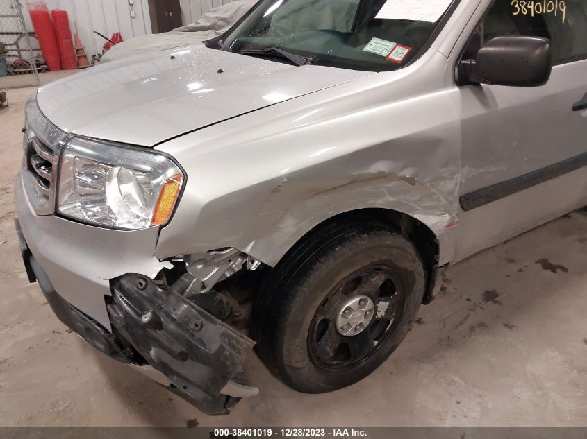 2015 HONDA PILOT LX - 5FNYF4H28FB077255