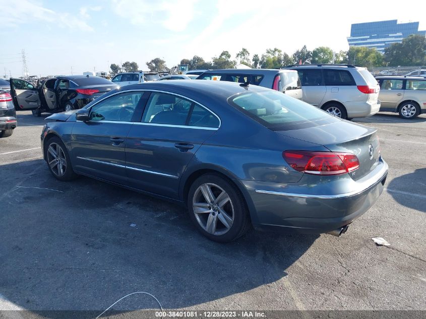 2013 VOLKSWAGEN CC 2.0T SPORT - WVWBP7AN0DE545177