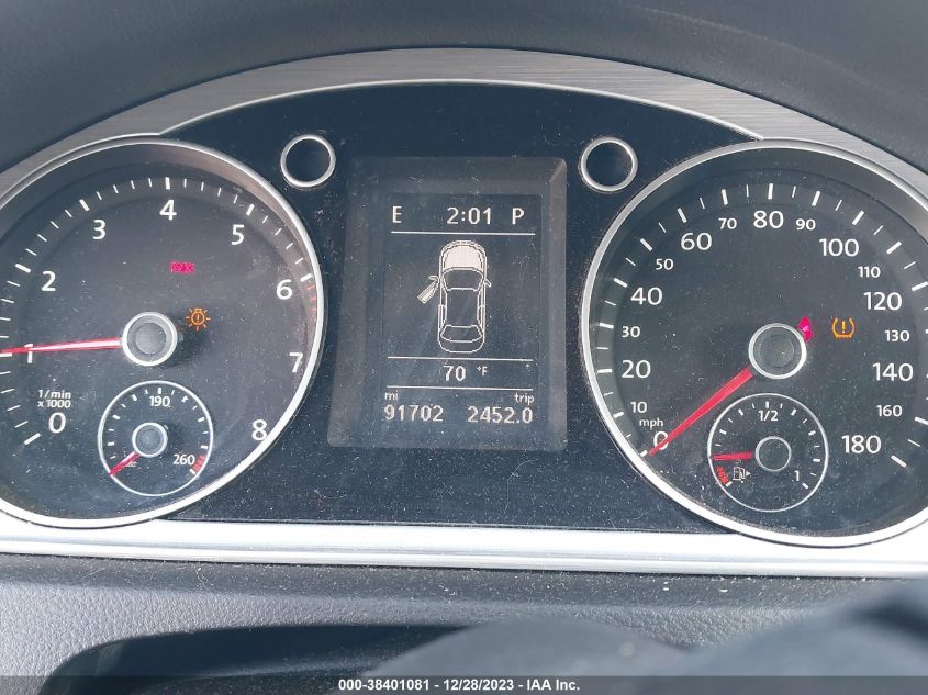 2013 VOLKSWAGEN CC 2.0T SPORT - WVWBP7AN0DE545177