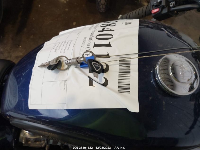 2012 TRIUMPH MOTORCYCLE BONNEVILLE SMT900K16CT499243