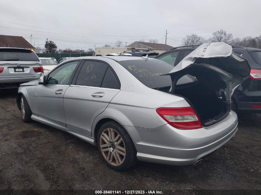 WDDGF81X59F206728 | 2009 MERCEDES-BENZ C 300