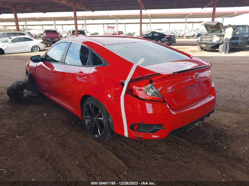 2020 HONDA CIVIC SPORT - 2HGFC2F80LH586100
