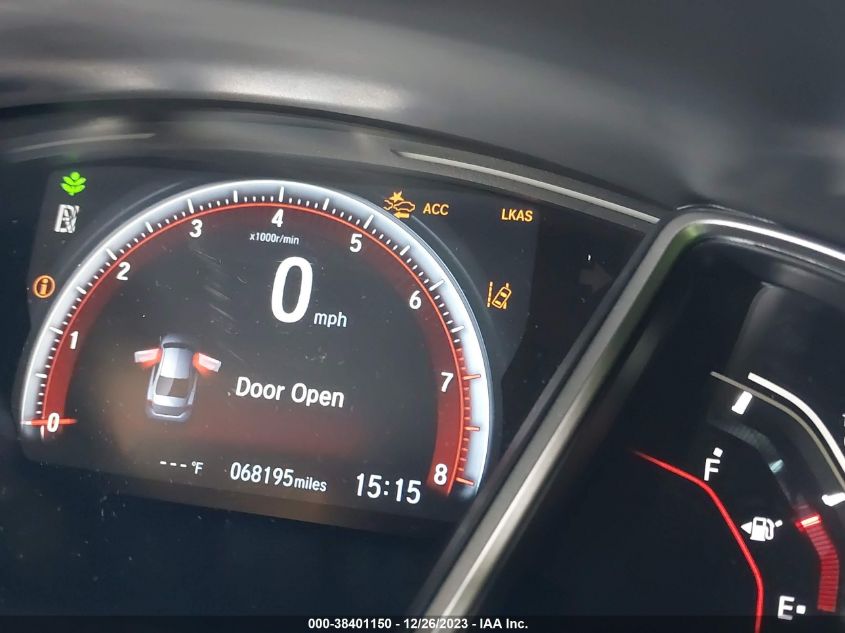 2020 HONDA CIVIC SPORT - 2HGFC2F80LH586100