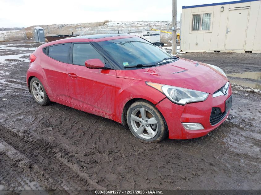 2013 HYUNDAI VELOSTER BASE W/GRAY - KMHTC6ADXDU123145