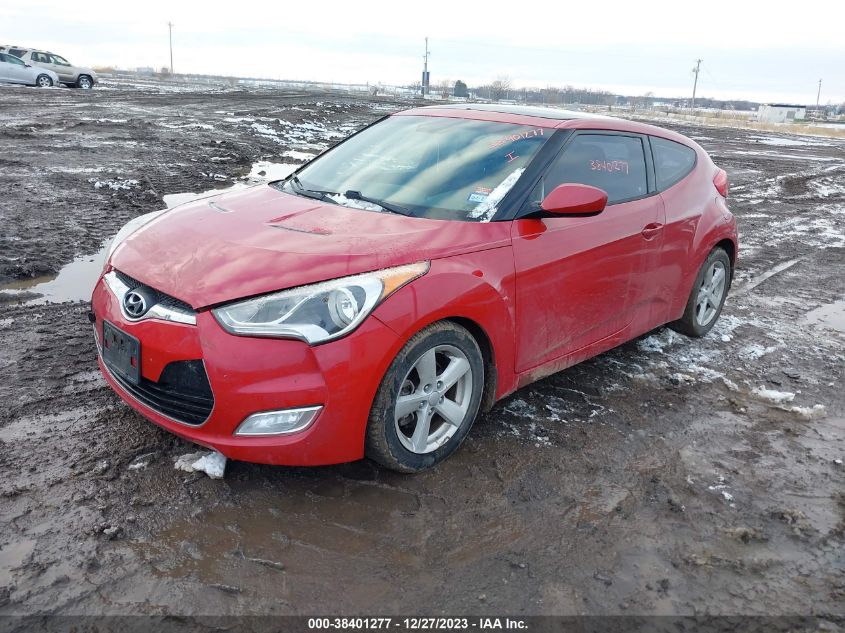 2013 HYUNDAI VELOSTER BASE W/GRAY - KMHTC6ADXDU123145