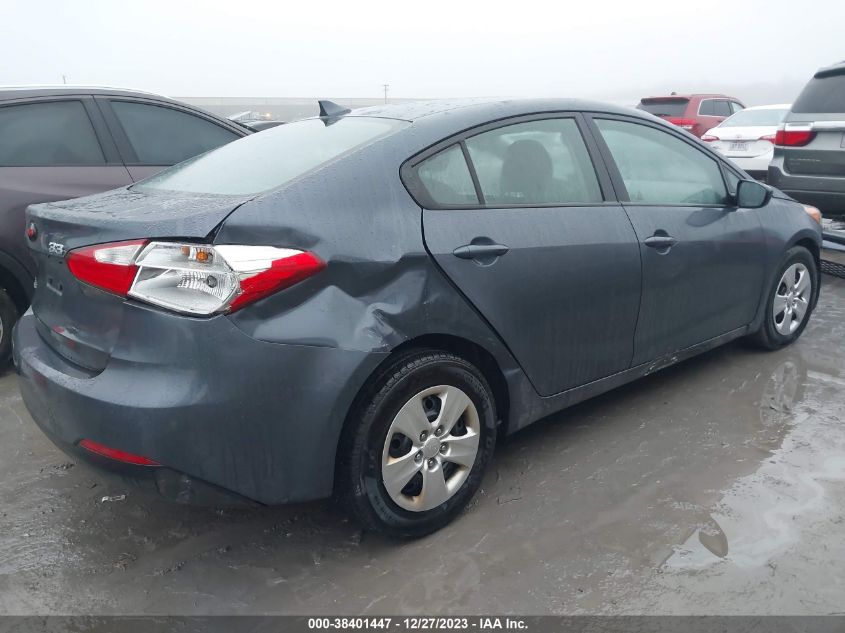2016 KIA FORTE LX - KNAFK4A65G5578085