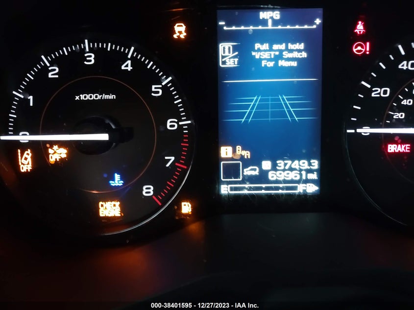 VIN JF2GTAEC1KH305737 2019 SUBARU CROSSTREK 2.0I PREMIUM