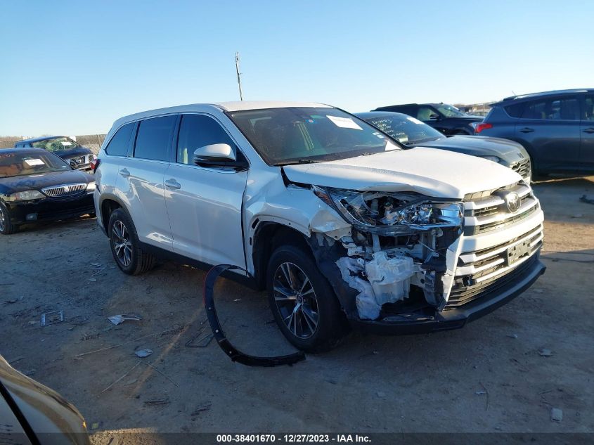 2019 TOYOTA HIGHLANDER LE/LE PLUS - 5TDZZRFH3KS328186