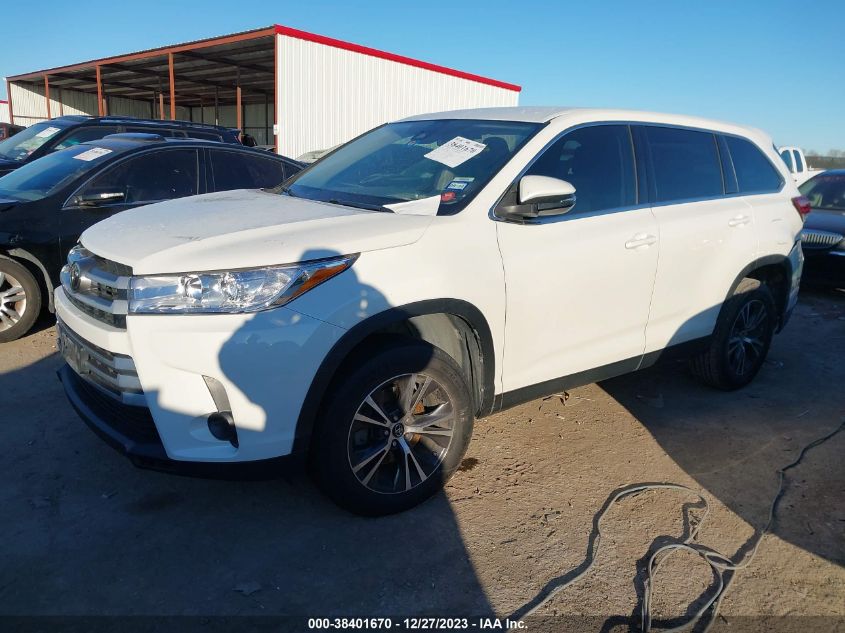 2019 TOYOTA HIGHLANDER LE/LE PLUS - 5TDZZRFH3KS328186