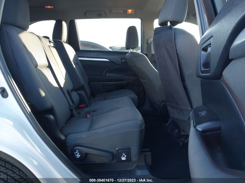 2019 TOYOTA HIGHLANDER LE/LE PLUS - 5TDZZRFH3KS328186