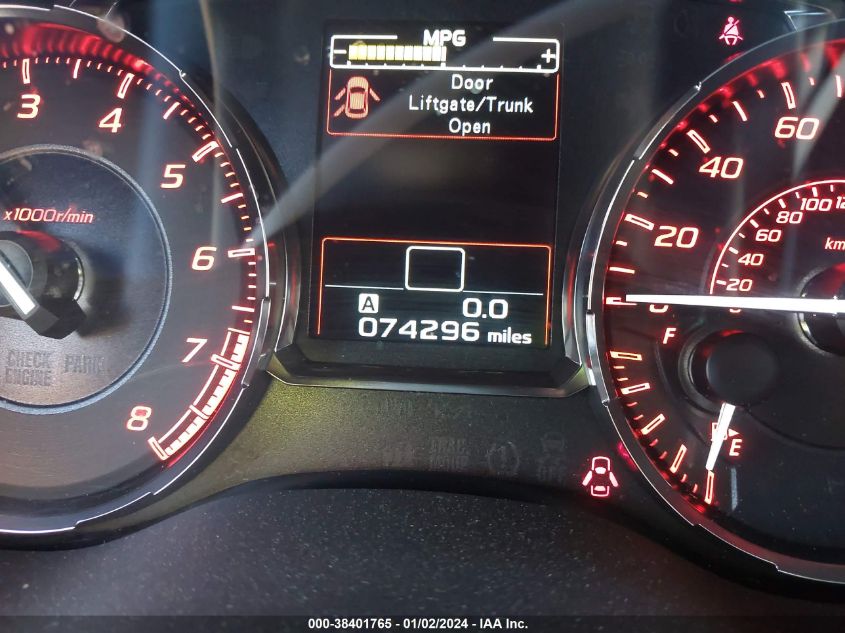 2016 SUBARU WRX PREMIUM - JF1VA1E61G9816507