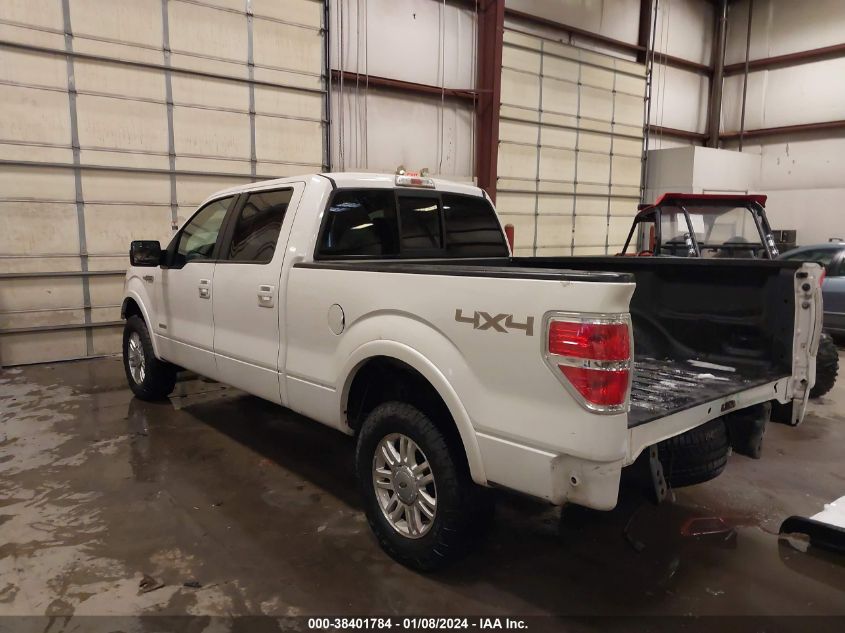 2013 FORD F-150 LARIAT - 1FTFW1ET9DFA93024