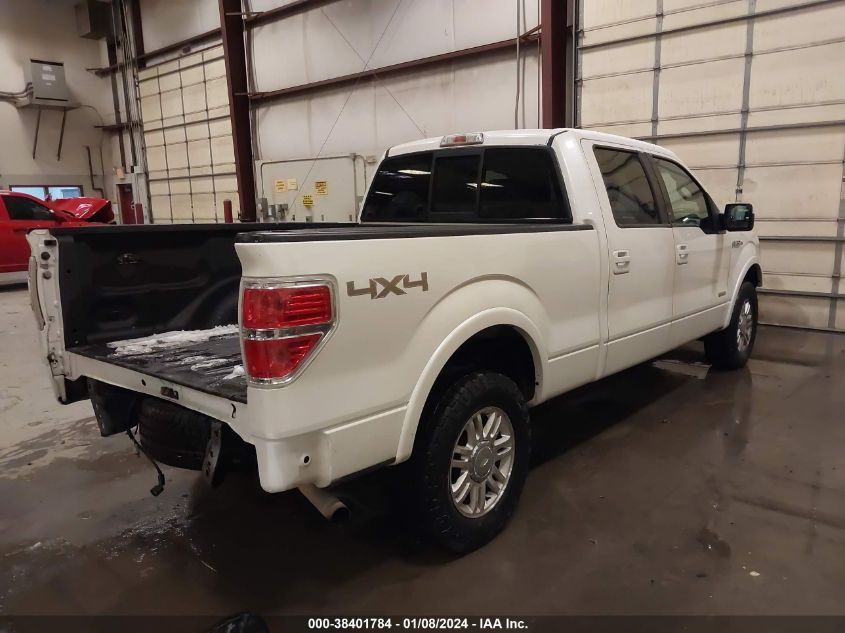 2013 FORD F-150 LARIAT - 1FTFW1ET9DFA93024