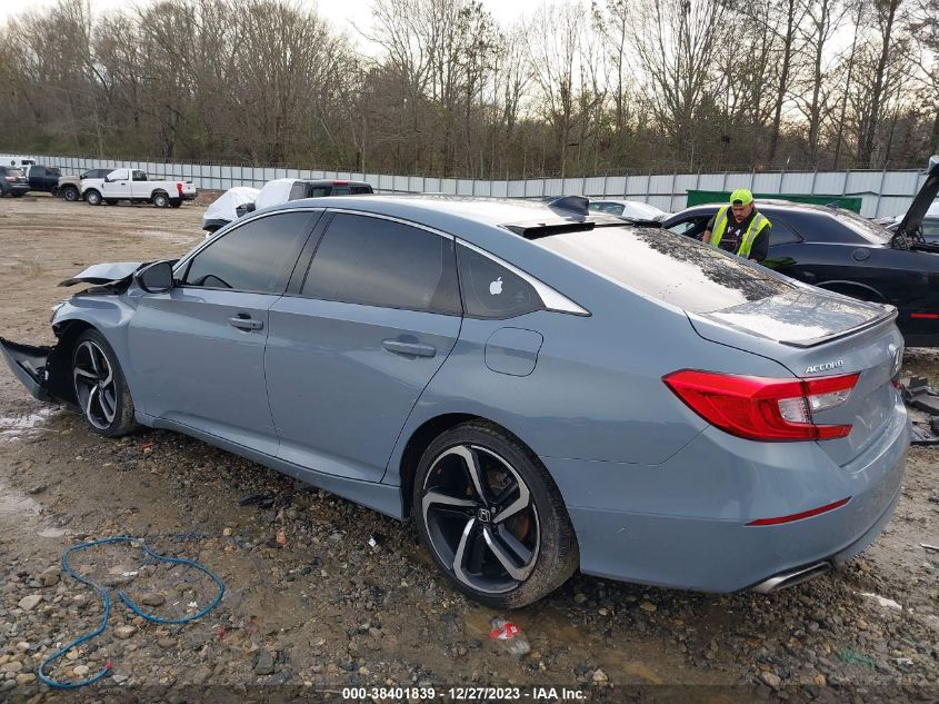 2021 HONDA ACCORD SPORT - 1HGCV1F31MA029272