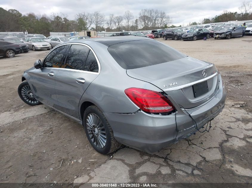 2016 MERCEDES-BENZ C 300 LUXURY/SPORT - 55SWF4JB3GU096684