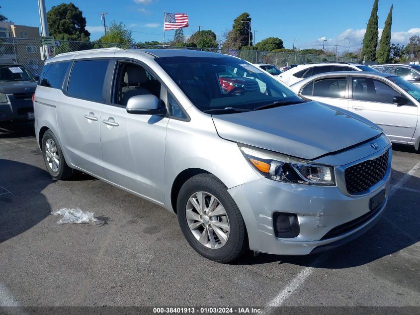 2015 KIA SEDONA LX - KNDMB5C16F6025438