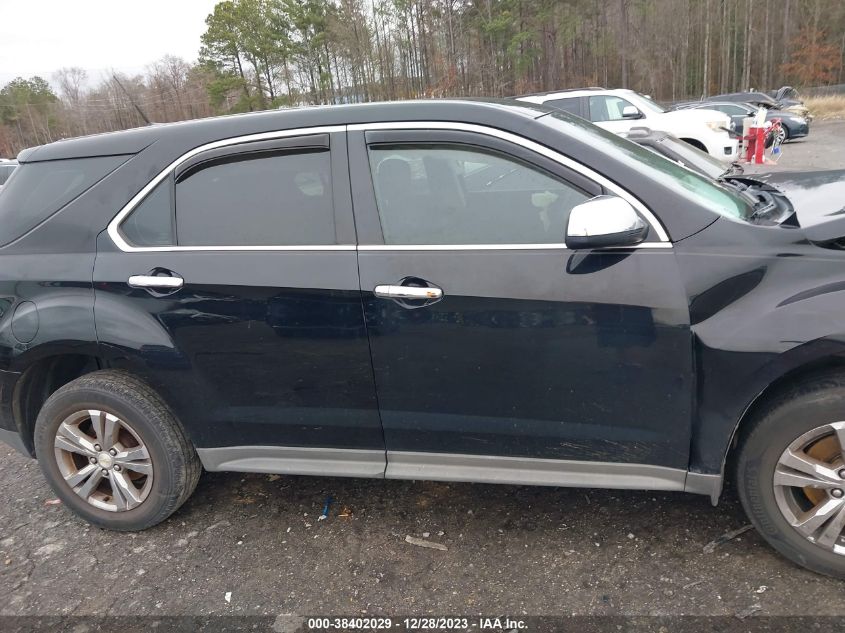 2013 CHEVROLET EQUINOX LS - 2GNALBEK3D6115004