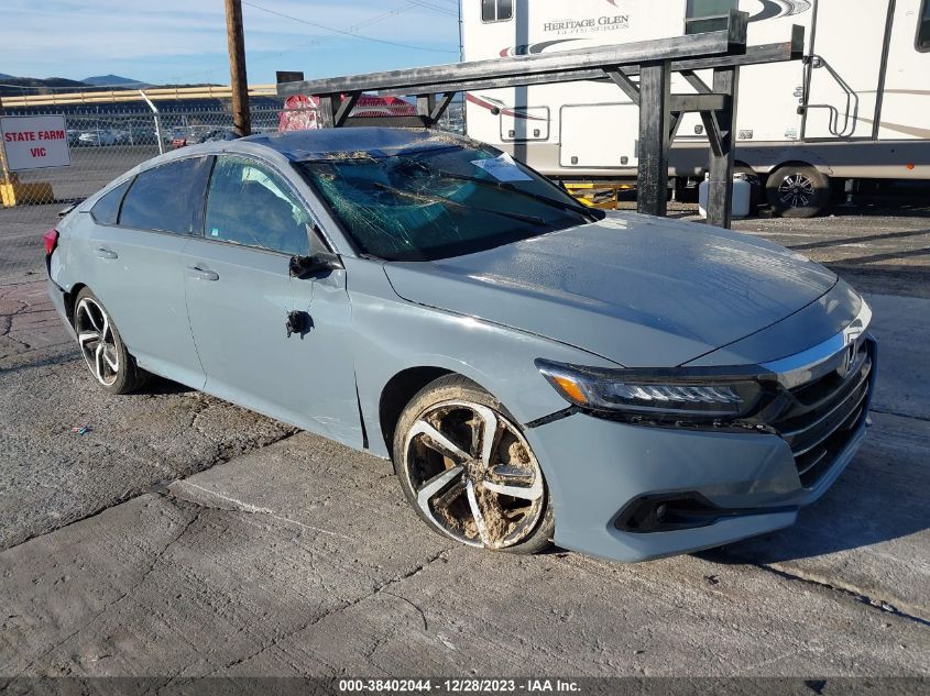 2021 HONDA ACCORD SPORT - 1HGCV1F30MA043387