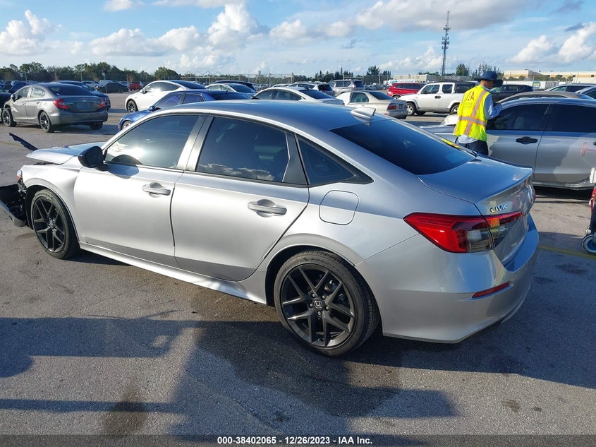 VIN 2HGFE2F53NH557094 2022 HONDA CIVIC SPORT