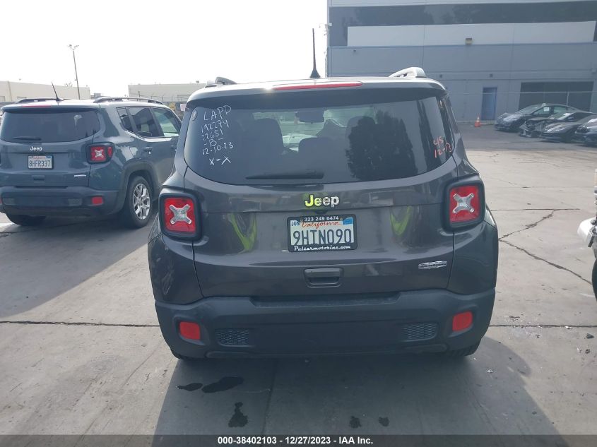2018 JEEP RENEGADE LATITUDE - ZACCJABB8JPH01198