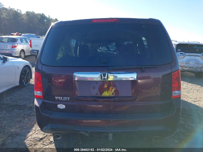 2015 HONDA PILOT EX - 5FNYF3H44FB002449