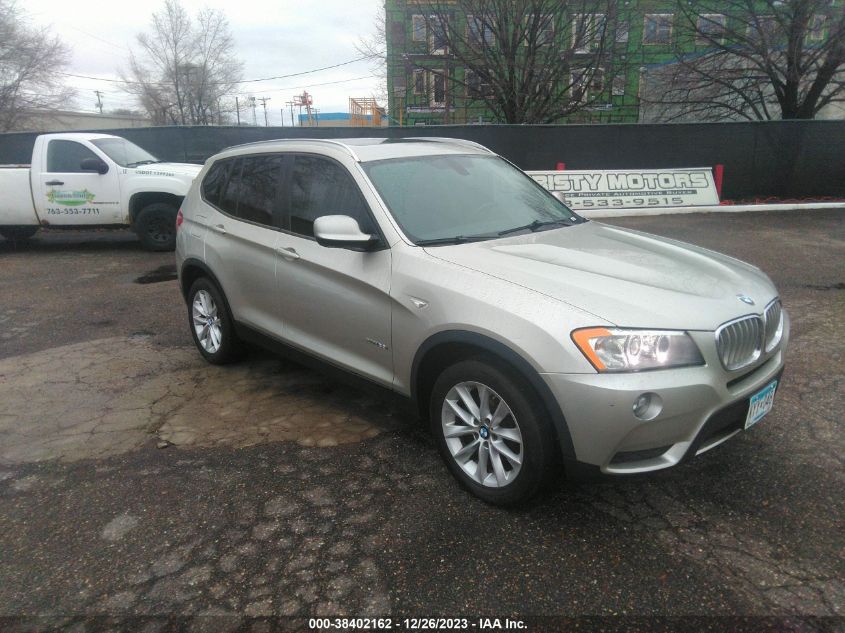 2013 BMW X3 XDRIVE28I - 5UXWX9C54D0A22107