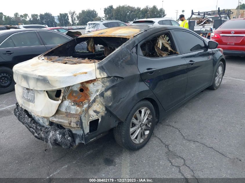 2015 HYUNDAI ELANTRA SE/SPORT/LIMITED - KMHDH4AE6FU279169