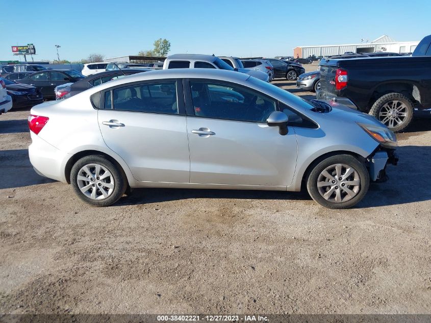 2015 KIA RIO LX - KNADM4A3XF6501101