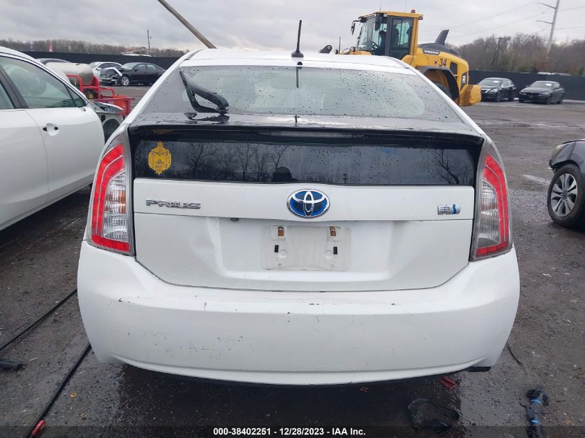 2015 TOYOTA PRIUS - JTDKN3DU7F0435728
