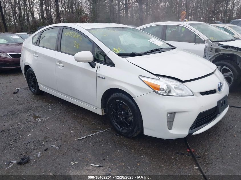 2015 TOYOTA PRIUS - JTDKN3DU7F0435728