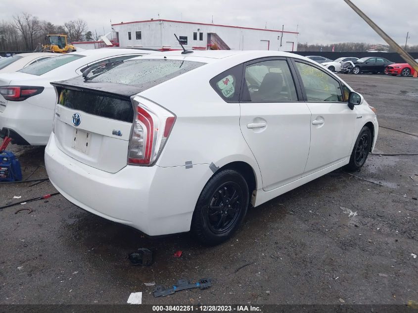 2015 TOYOTA PRIUS - JTDKN3DU7F0435728