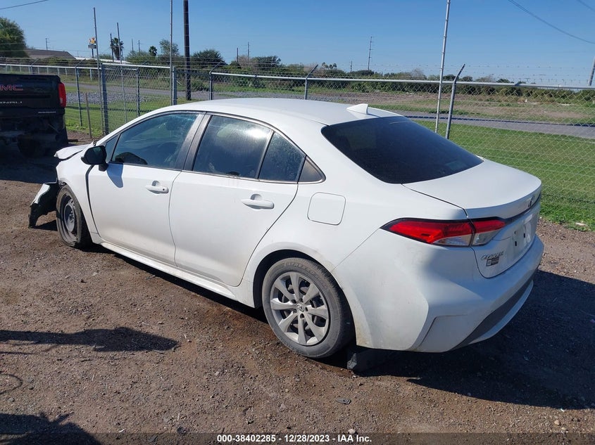 VIN JTDEPMAE9MJ143886 2021 TOYOTA COROLLA LE