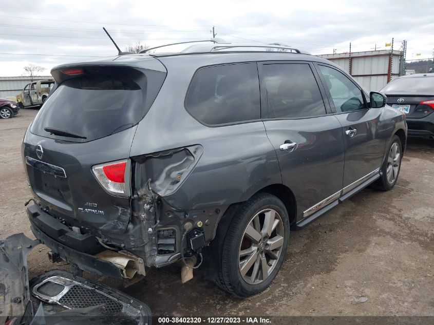 2015 NISSAN PATHFINDER PLATINUM - 5N1AR2MM8FC712763