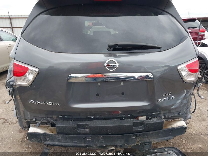 2015 NISSAN PATHFINDER PLATINUM - 5N1AR2MM8FC712763
