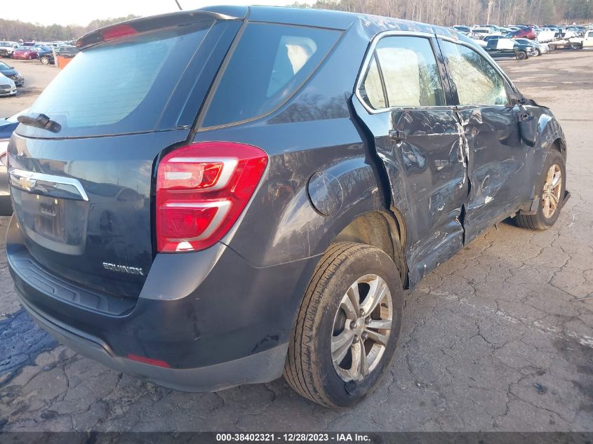 2016 CHEVROLET EQUINOX LS - 2GNFLEEK8G6315209