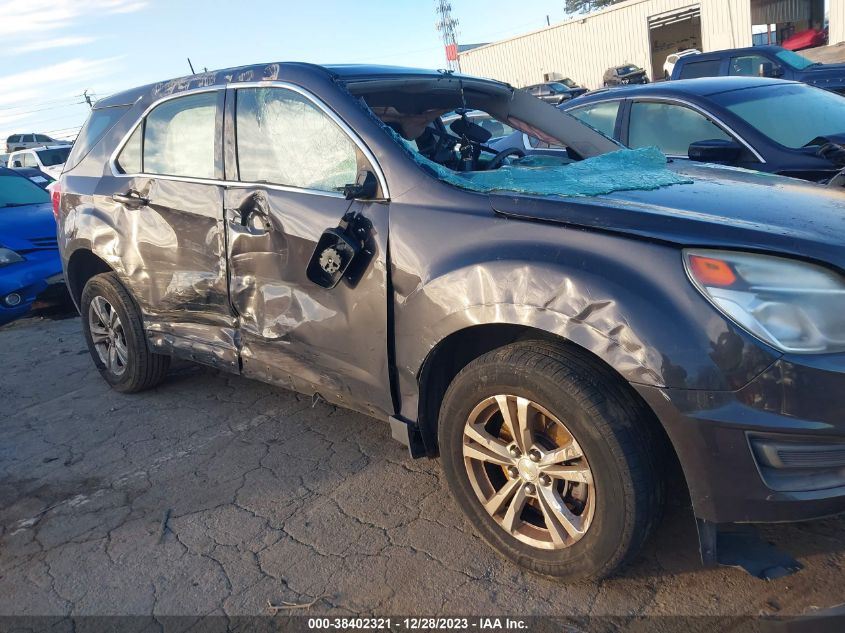 2016 CHEVROLET EQUINOX LS - 2GNFLEEK8G6315209