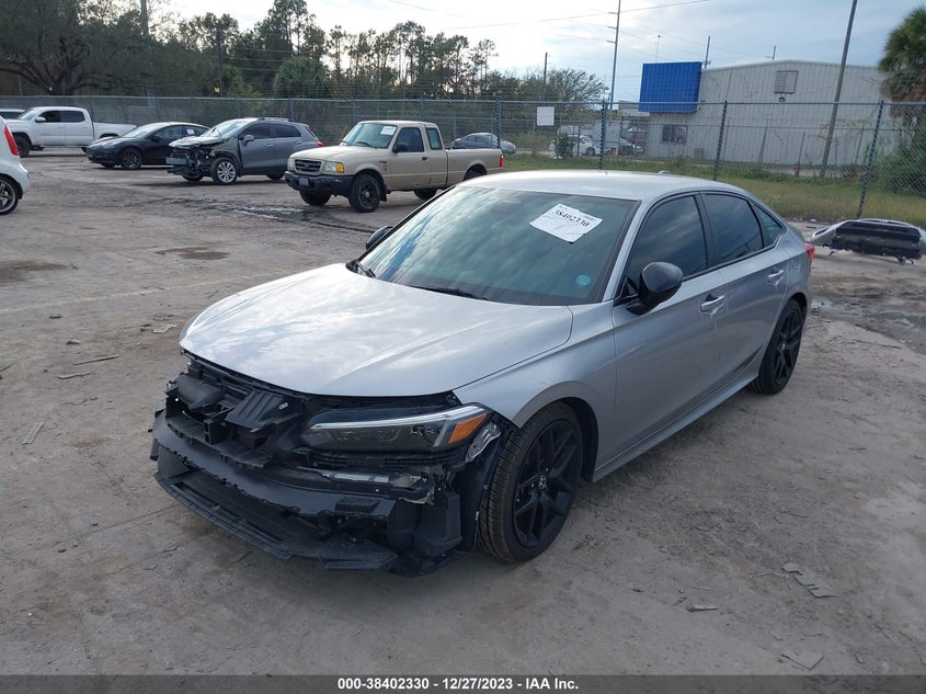 VIN 2HGFE2F53NH557337 2022 HONDA CIVIC SPORT